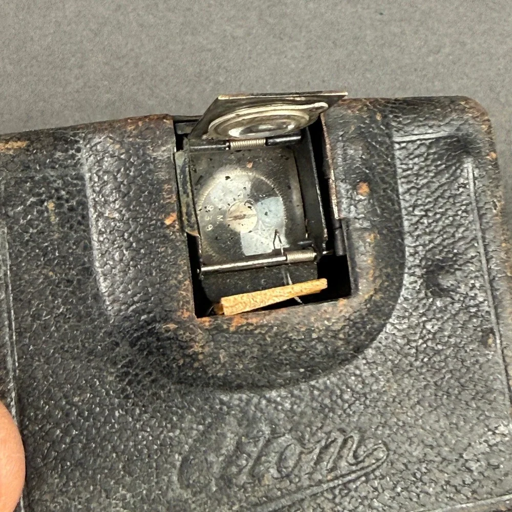 Vintage Ihagee Atom Folding Camera Carl Zeiss Tessar 6.5cm f/4.5 Working